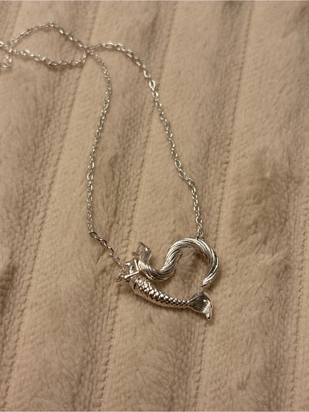 Jeulia “Dancing by the Moonlight” Mermaid Necklace